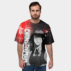 Футболка оверсайз мужская Аса Митака - Человек-бензопила, цвет: 3D-принт — фото 2