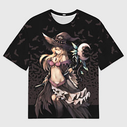 Футболка оверсайз мужская Молодая ведьма на Хэллоуин, цвет: 3D-принт