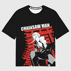 Футболка оверсайз мужская Chainsaw - Макима, цвет: 3D-принт
