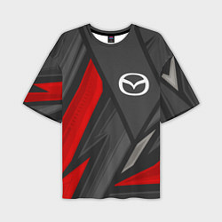 Мужская футболка оверсайз Mazda sports racing