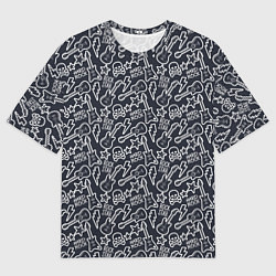 Мужская футболка оверсайз Звезда рока