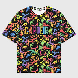 Футболка оверсайз мужская Capoeira colorful mens, цвет: 3D-принт