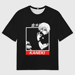 Футболка оверсайз мужская Tokyo Ghoul - Kaneki Ken, цвет: 3D-принт