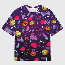 Мужская футболка оверсайз Это Хэллоуин