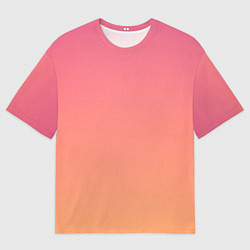 Футболка оверсайз мужская Закатное небо, цвет: 3D-принт