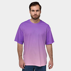 Футболка оверсайз мужская Раннее утро, цвет: 3D-принт — фото 2