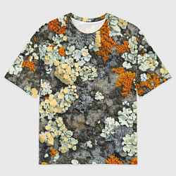 Футболка оверсайз мужская Лишайниковый лес, цвет: 3D-принт
