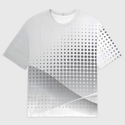 Мужская футболка оверсайз Стальной градиент