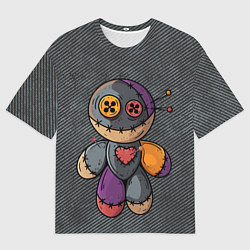 Футболка оверсайз мужская Кукла Вуду, цвет: 3D-принт