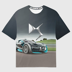 Футболка оверсайз мужская Citroen DS Spirit - скоростной режим, цвет: 3D-принт