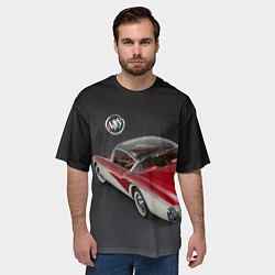 Футболка оверсайз мужская Buick Centurion - USA - Retro, цвет: 3D-принт — фото 2