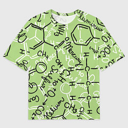 Мужская футболка оверсайз Химия в хаосе
