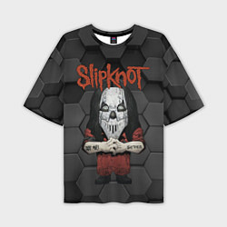 Футболка оверсайз мужская Slipknot seven art, цвет: 3D-принт