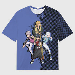 Футболка оверсайз мужская Агентство Кохати Инугами - Инцидент Кэмоно, цвет: 3D-принт