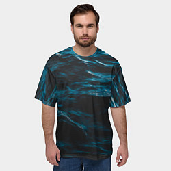 Футболка оверсайз мужская Глубокое море, цвет: 3D-принт — фото 2