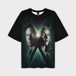 Футболка оверсайз мужская X - Files, цвет: 3D-принт