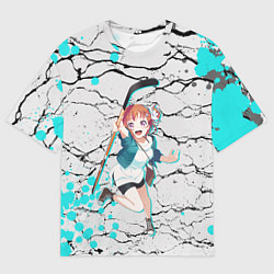 Футболка оверсайз мужская Манака Мидзусава - Манака Мидзусава, Manaka Mizusa, цвет: 3D-принт