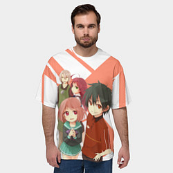 Футболка оверсайз мужская Повелитель тьмы на подработке, цвет: 3D-принт — фото 2