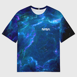 Мужская футболка оверсайз Бескрайний космос - Nasa