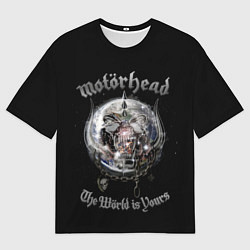 Футболка оверсайз мужская Motorhead планета, цвет: 3D-принт