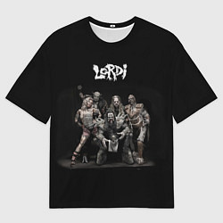 Футболка оверсайз мужская Lordi band, цвет: 3D-принт