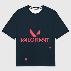 Футболка оверсайз мужская Valorant игрок, цвет: 3D-принт