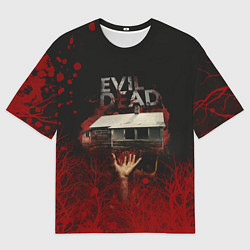 Футболка оверсайз мужская Хижина Ноуби - Зловещие мертвецы, цвет: 3D-принт