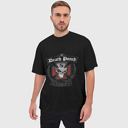Футболка оверсайз мужская Five Finger Death Punch legionary, цвет: 3D-принт — фото 2