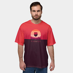 Футболка оверсайз мужская Виноагент, цвет: 3D-принт — фото 2