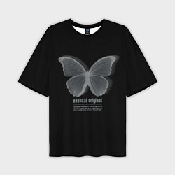 Футболка оверсайз мужская Butterfly unusualy original, цвет: 3D-принт