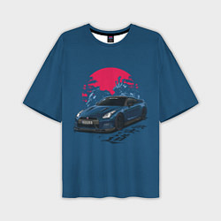 Футболка оверсайз мужская Nissan GTR Godzilla, цвет: 3D-принт