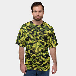 Футболка оверсайз мужская Камуфляжный стиль, цвет: 3D-принт — фото 2