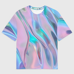 Мужская футболка оверсайз Атласный шёлк