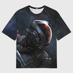Футболка оверсайз мужская Mass Effect N7 game, цвет: 3D-принт