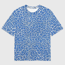 Футболка оверсайз мужская Ажурные узоры, цвет: 3D-принт