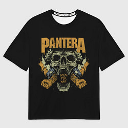 Футболка оверсайз мужская Pantera - mouth for war, цвет: 3D-принт