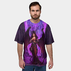 Футболка оверсайз мужская Pathfinder demon, цвет: 3D-принт — фото 2