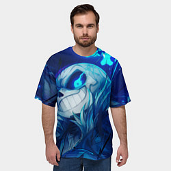 Футболка оверсайз мужская Undertale game sans, цвет: 3D-принт — фото 2