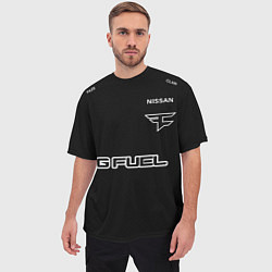 Футболка оверсайз мужская Форма FaZe, цвет: 3D-принт — фото 2