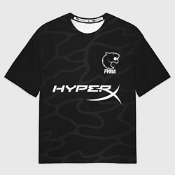Футболка оверсайз мужская Furia black, цвет: 3D-принт