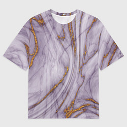 Мужская футболка оверсайз Grey golden style