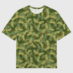 Мужская футболка оверсайз Лоси - камуфляж