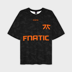 Футболка оверсайз мужская Форма Fnatic pixels, цвет: 3D-принт