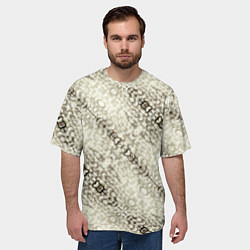 Футболка оверсайз мужская Жемчужная россыпь, цвет: 3D-принт — фото 2