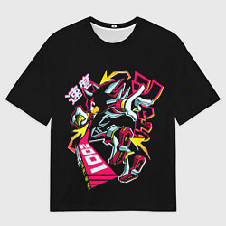 Футболка оверсайз мужская Шэдоу - Sonic, цвет: 3D-принт