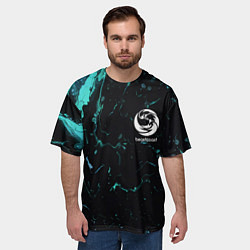 Футболка оверсайз мужская Beastcoast абстракт, цвет: 3D-принт — фото 2