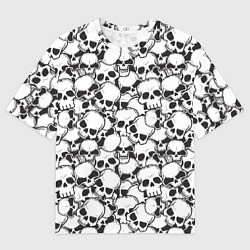 Мужская футболка оверсайз Черепа - смерть