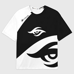 Футболка оверсайз мужская Форма Team Secret white, цвет: 3D-принт