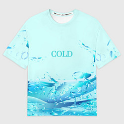 Мужская футболка оверсайз Cold