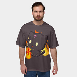 Футболка оверсайз мужская Чомусуке Коносуба, цвет: 3D-принт — фото 2